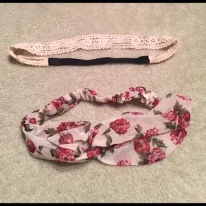 Floral & crochet headbands