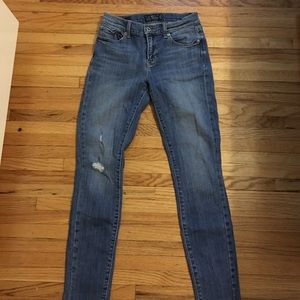 Lightly Destroyed Lucky Brand Skinny Jeans