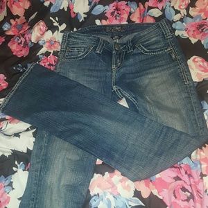 Silver Aiko Bootcut Jeans W25/L33