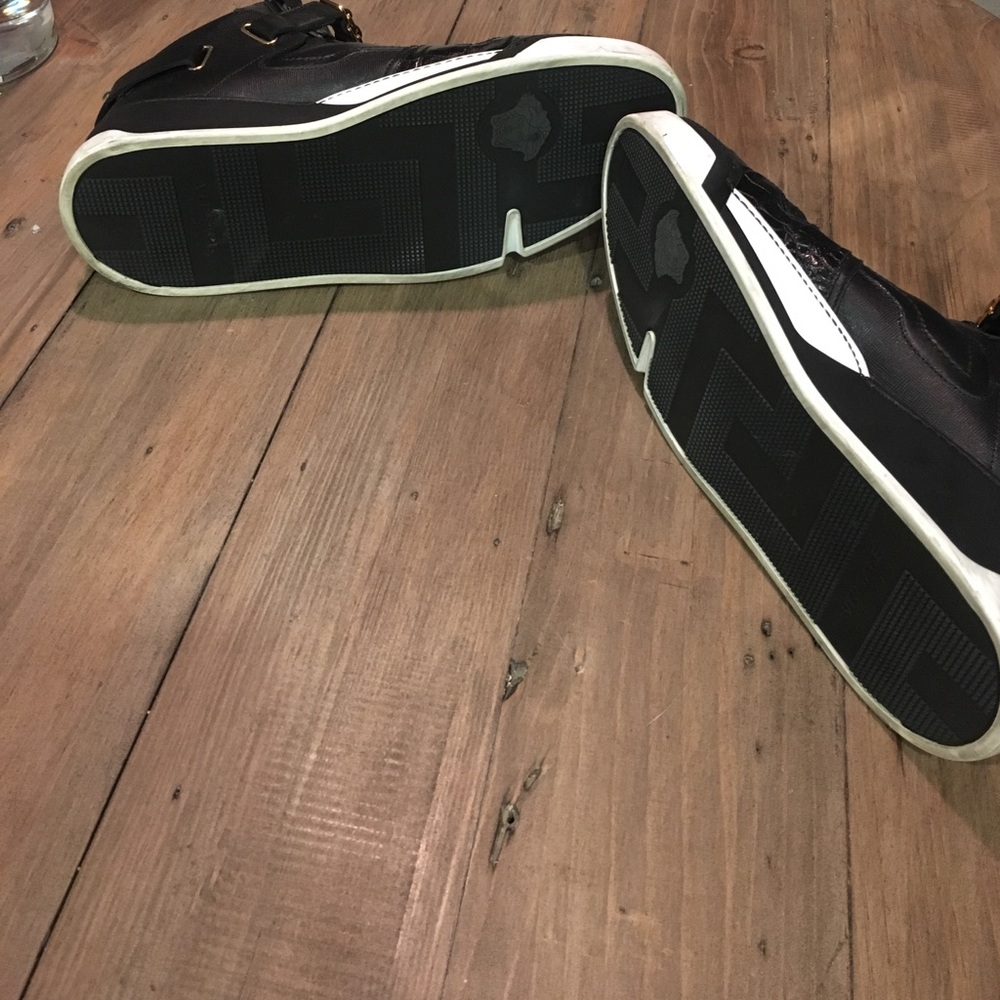 Versace Black and Gold High Tops 12 - Picture 6 of 7