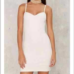 Nasty Gal - Paramour Bodycon Dress - White