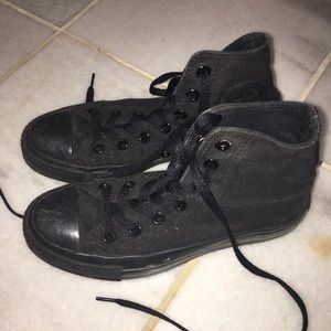 Black Converse High tops