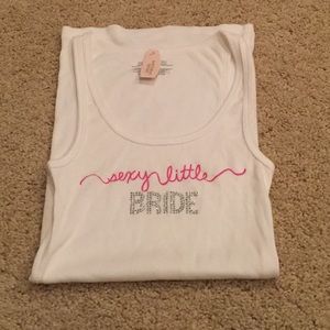 Victoria's Secret "SEXY LITTLE BRIDE" top. NWT SM
