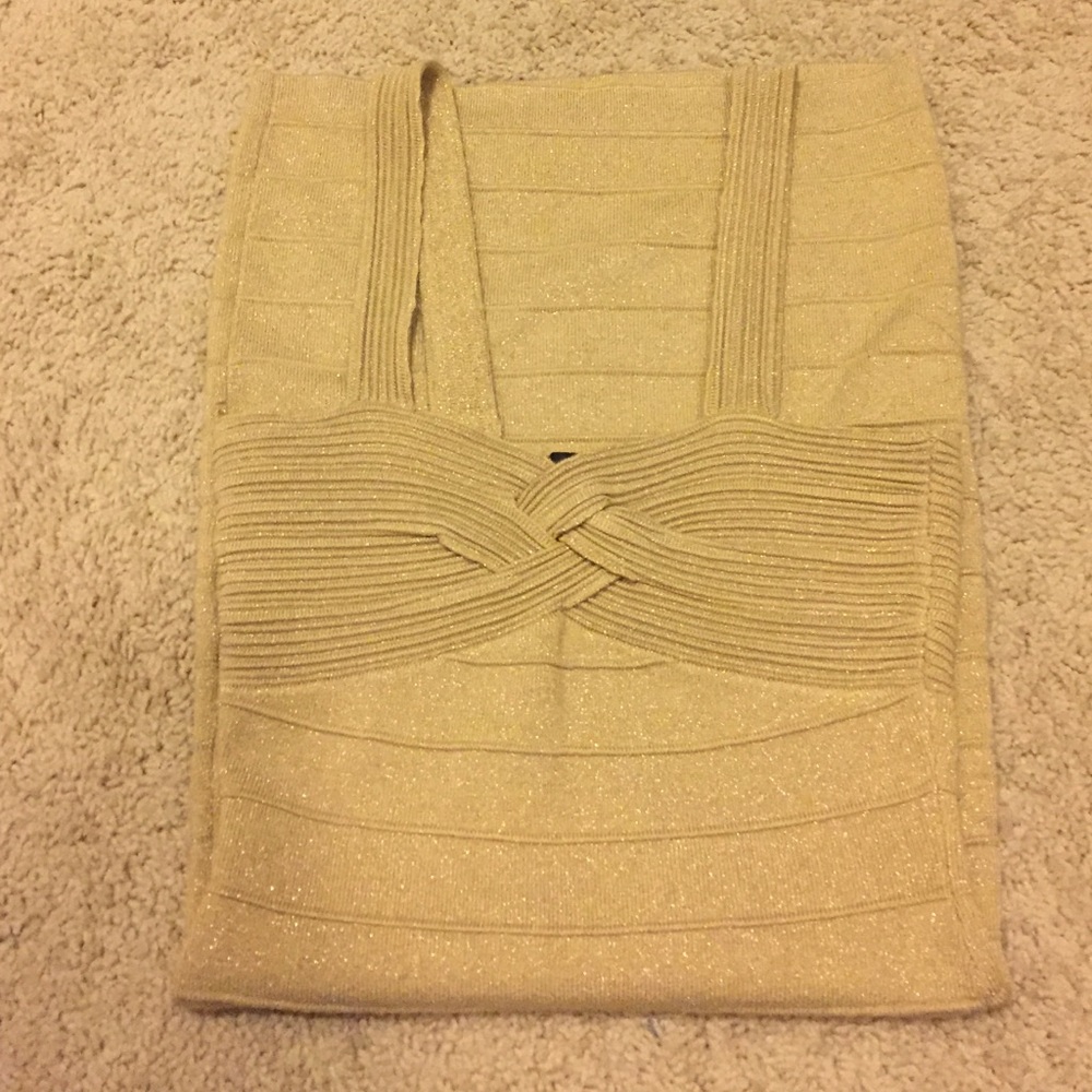 Fitted Bandage BEBE dress. Size XS