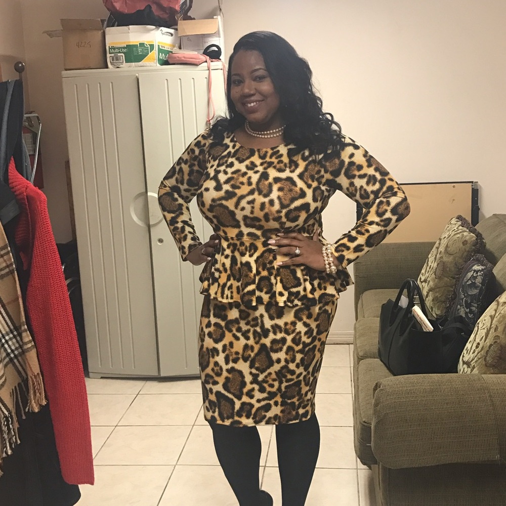 Peplum dress
