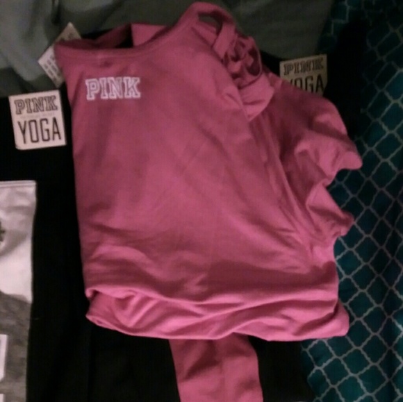 Vs pink cold shoulder tee - Picture 2 of 3