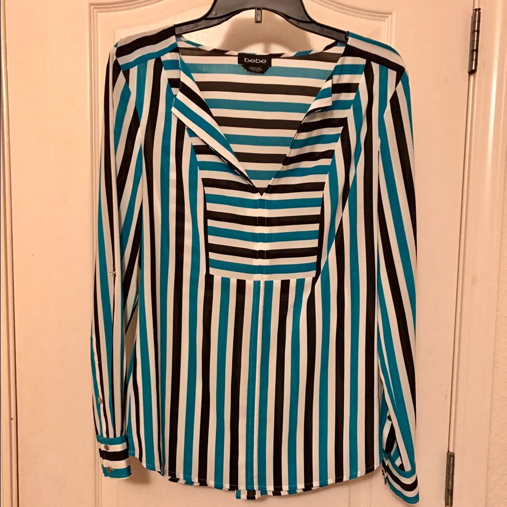 Striped bebe top