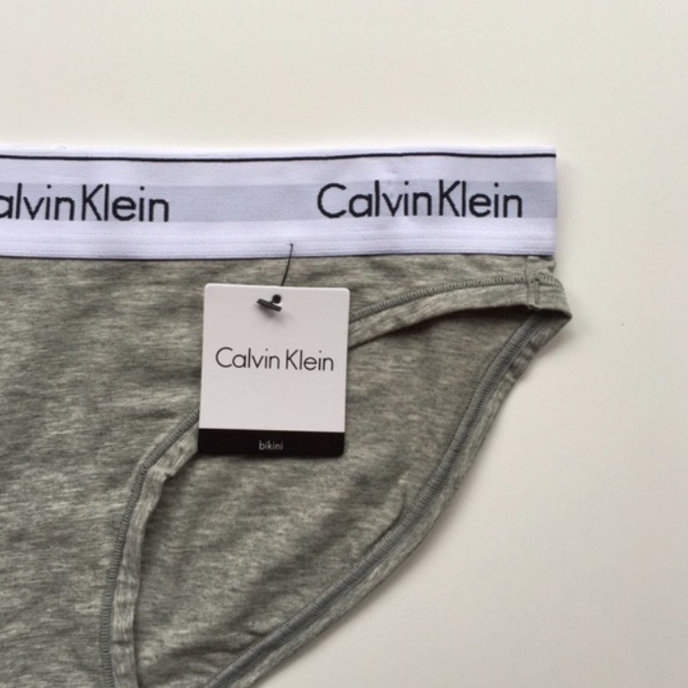 CK Gray Bikini Panty - Picture 2 of 3