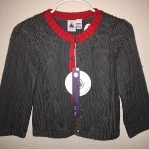 Boys 24m/2T charcoal sweater