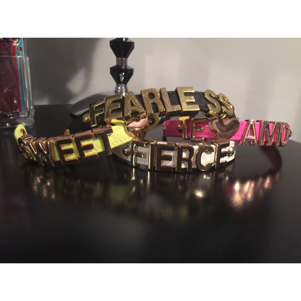 BCBG leather bracelet bundle