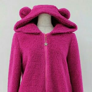Pink Bear Ear Hoodie