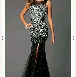 Jewel embellished Prom dress