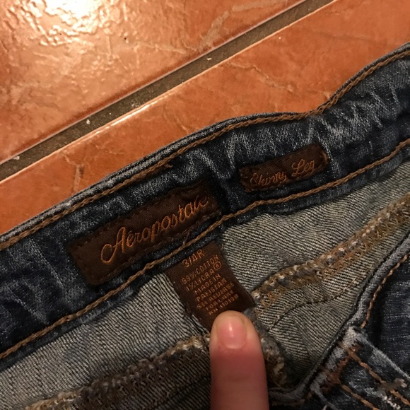 Aeropostale jeans sz 3/4 - Picture 2 of 2