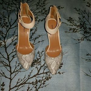 Nine west 3.5 inch heels ankle strap