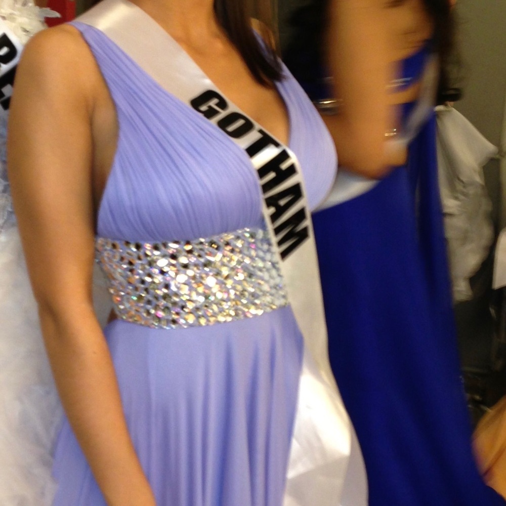 Sherri Hill Lavender Evening Gown