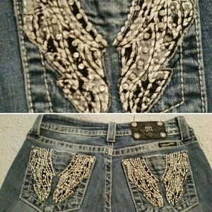 Miss Me JE5388TX Straight Cut Jeans Size 27