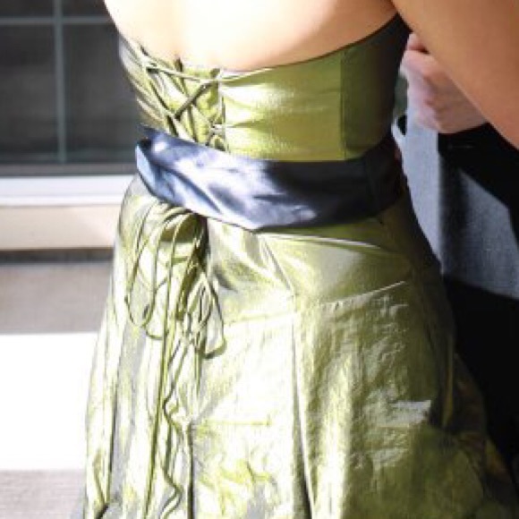 Green Prom Dress - Picture 3 of 5