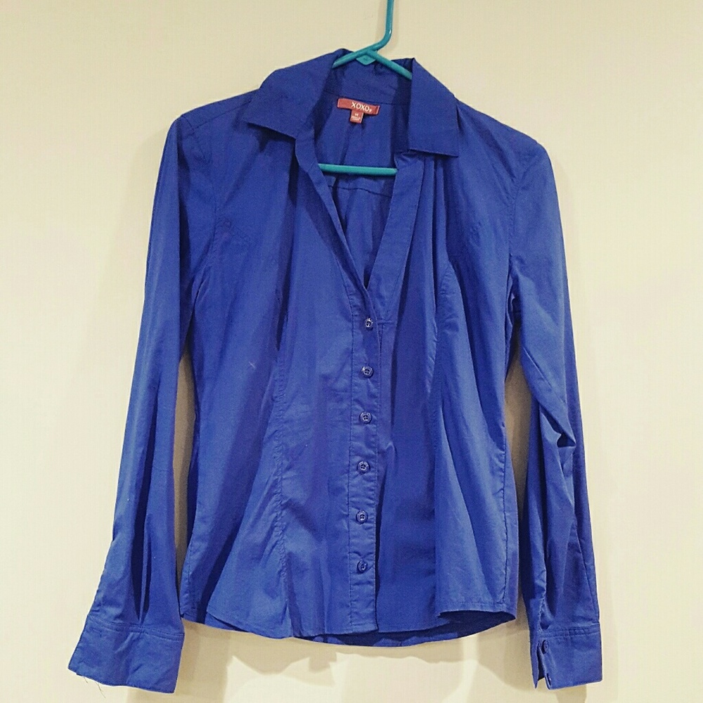 XOXO Blue Collar shirt