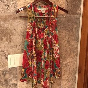 American Rag blouse tie back babydoll