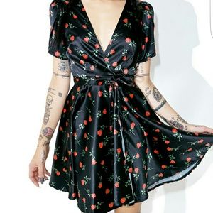Motel Rose 'Vela' Wrap Dress from Dollskill