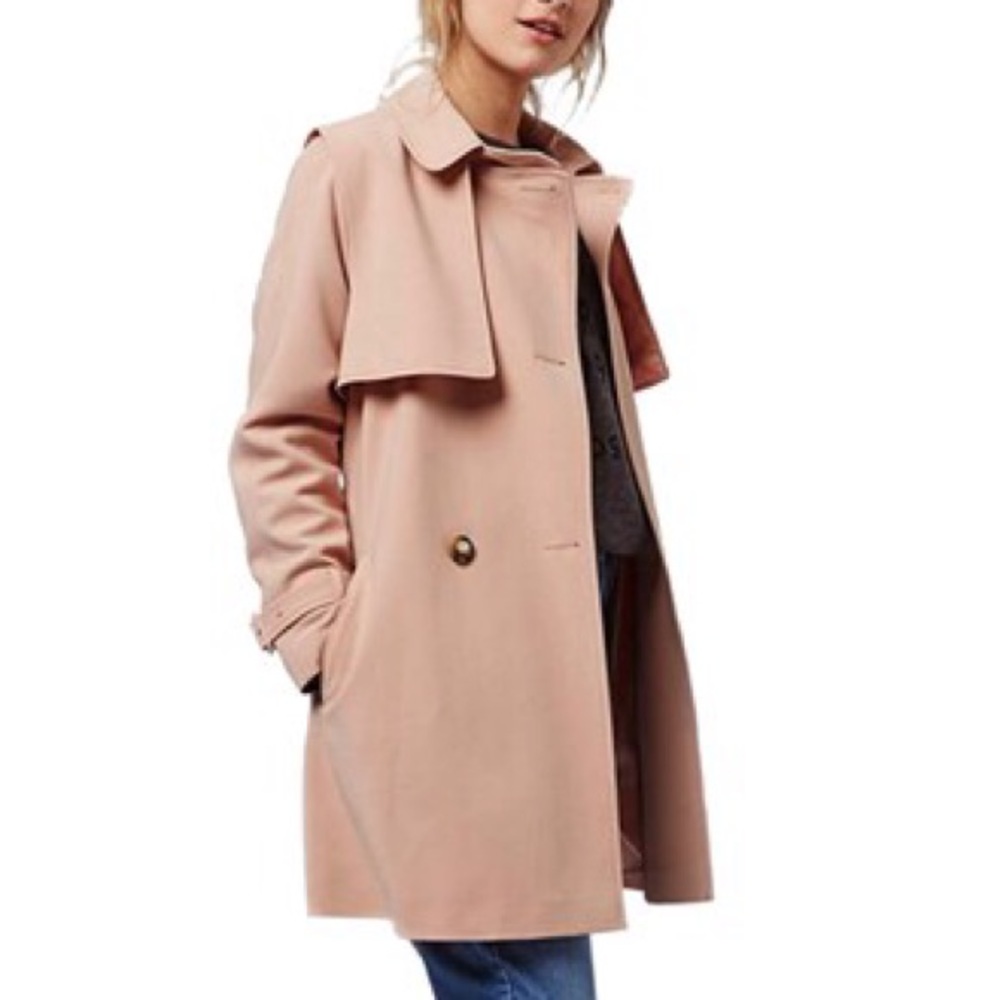 Blush Trench Coat
