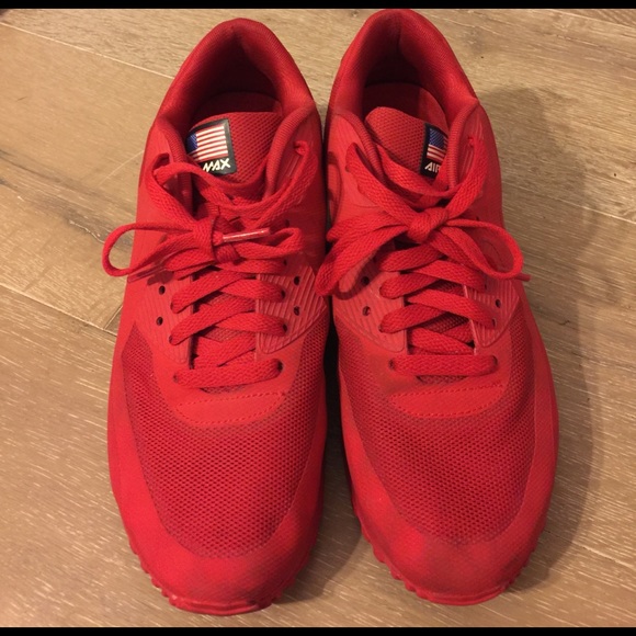 Nike Shoes - NIKE AIR MAX RED INDEPENDENCE DAY SZ 8 MENS Nike Shoes - NIKE AIR MAX RED INDEPENDENCE DAY SZ 8 MENS