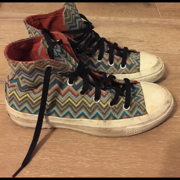 Missoni Shoes - MISSONI CONVERSE HIGH TOP MENS 6 WOMENS 9 Missoni Shoes - MISSONI CONVERSE HIGH TOP MENS 6 WOMENS 9
