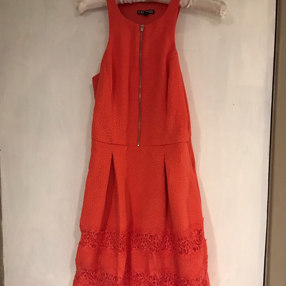 Express Coral Summer Dress