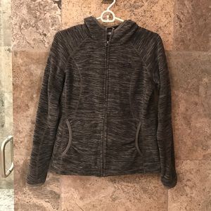 The North Face fleece zip up hoodie
