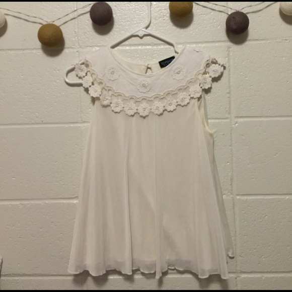 {Topshop} Crochet Lace Collar Top - Picture 1 of 4