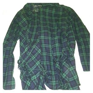 Oversized blanket cardigan