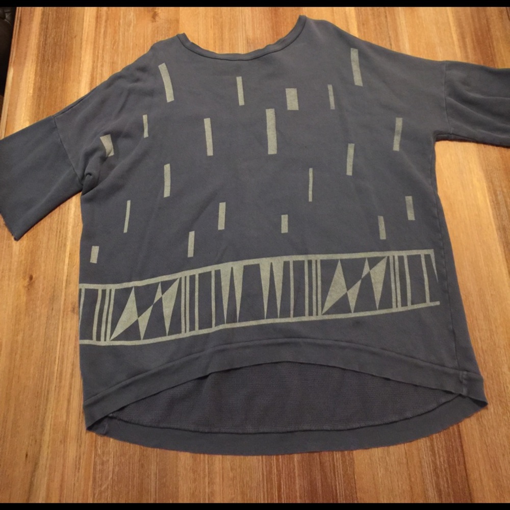 UO Project Social oversized washed fade sweatshirt