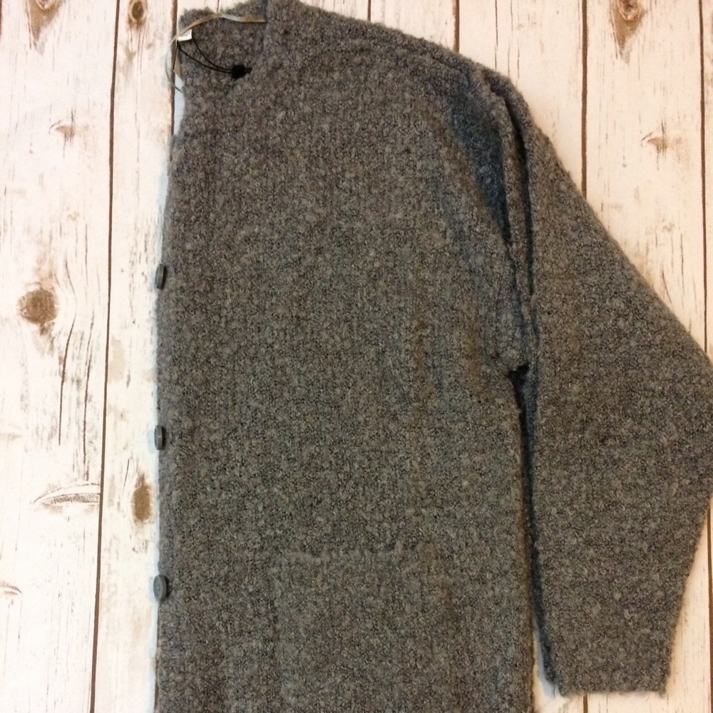 BNWT Grey button down cardigan