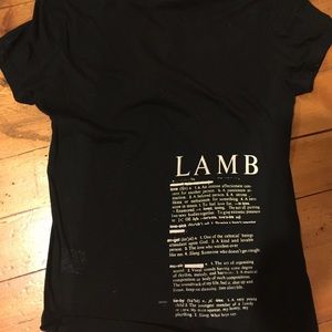 Lamb by Gwen Stefani top.