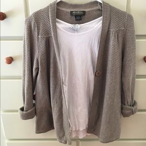 Moss Eddie Bauer textured cardigan