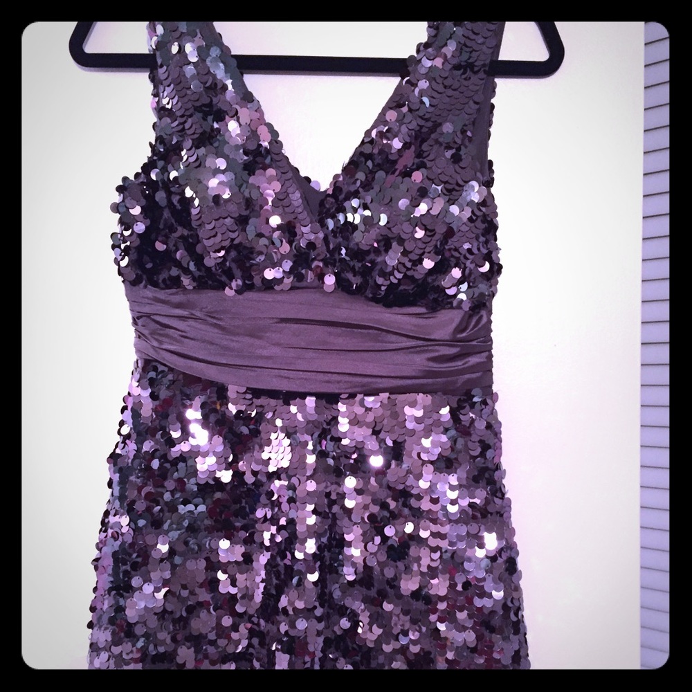 Sequin Evening Dress