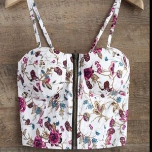 Floral crop top