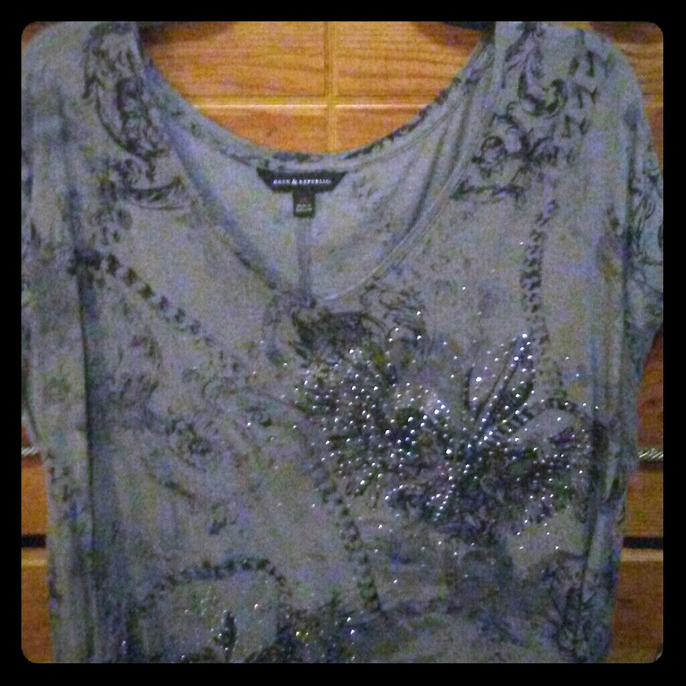 Plus size Rock and Republic top
