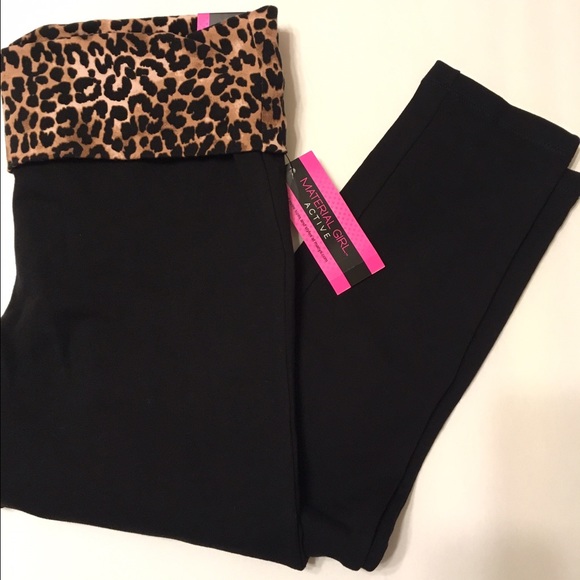 Leopard-Print Yoga/ Workout/ Lounge Pants - Picture 3 of 4