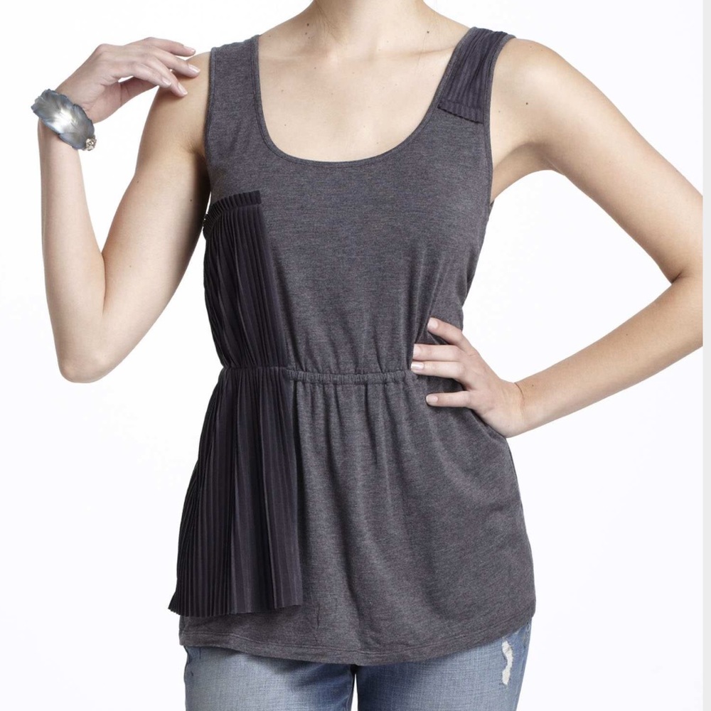 Anthropologie Crinkle Swatch Tank