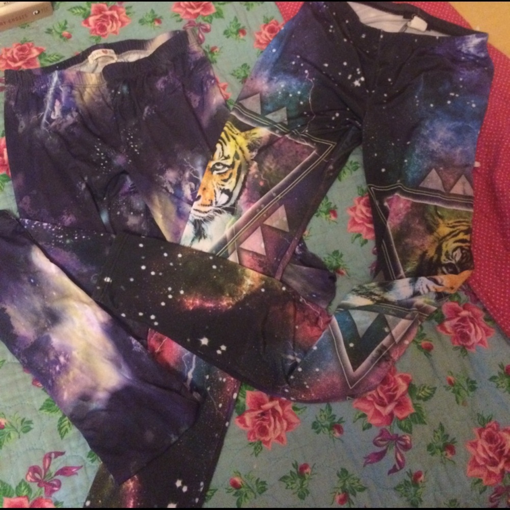 Set of 2 spandex leggings