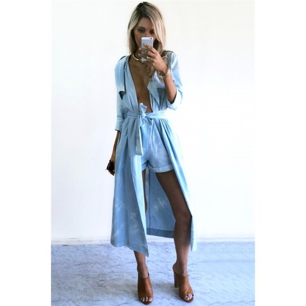 Denim Trench