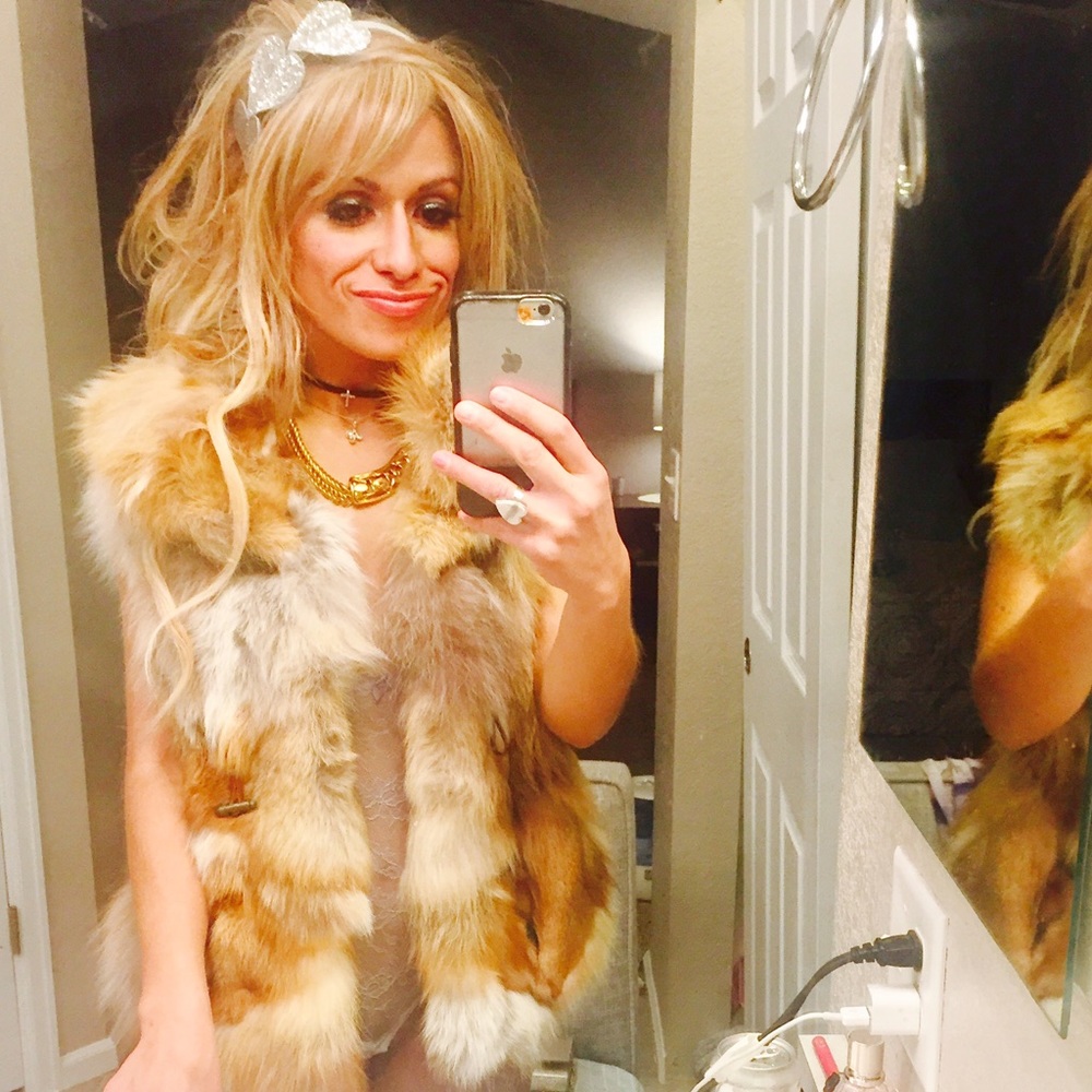 Gorgeous Fox Fur Vest from Neiman Marcus small/med