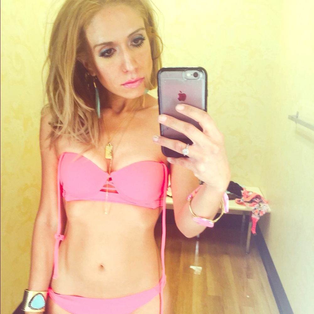 TiniBikini in Coral, X-Small, NEW, Gorgeous