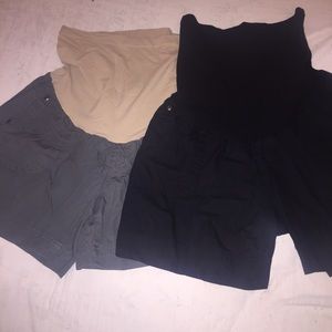 Maternity cargo shorts