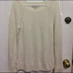 Ann Taylor Loft Sweater Size Medium Cream