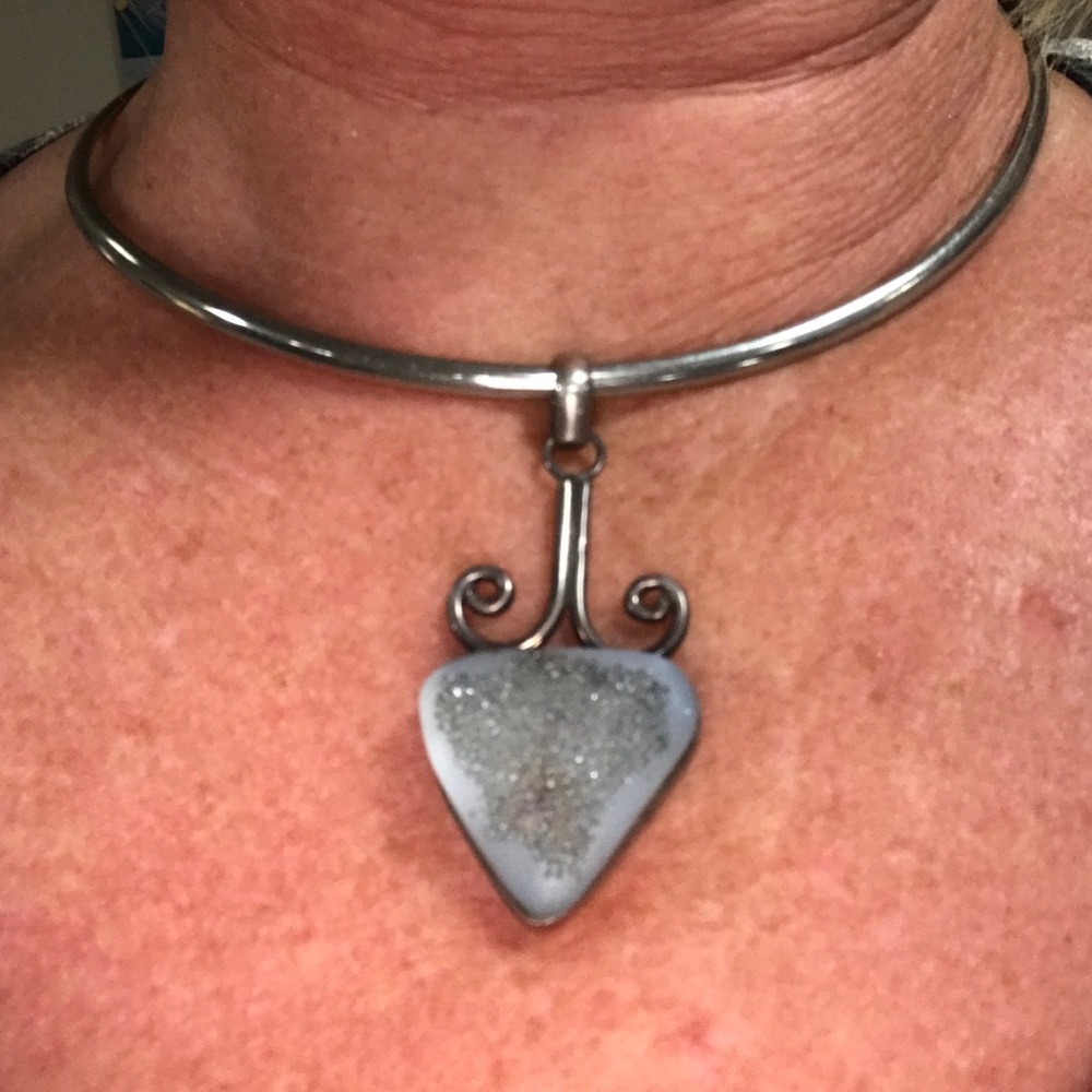 Drewsey quartz Slide 925 not with choker