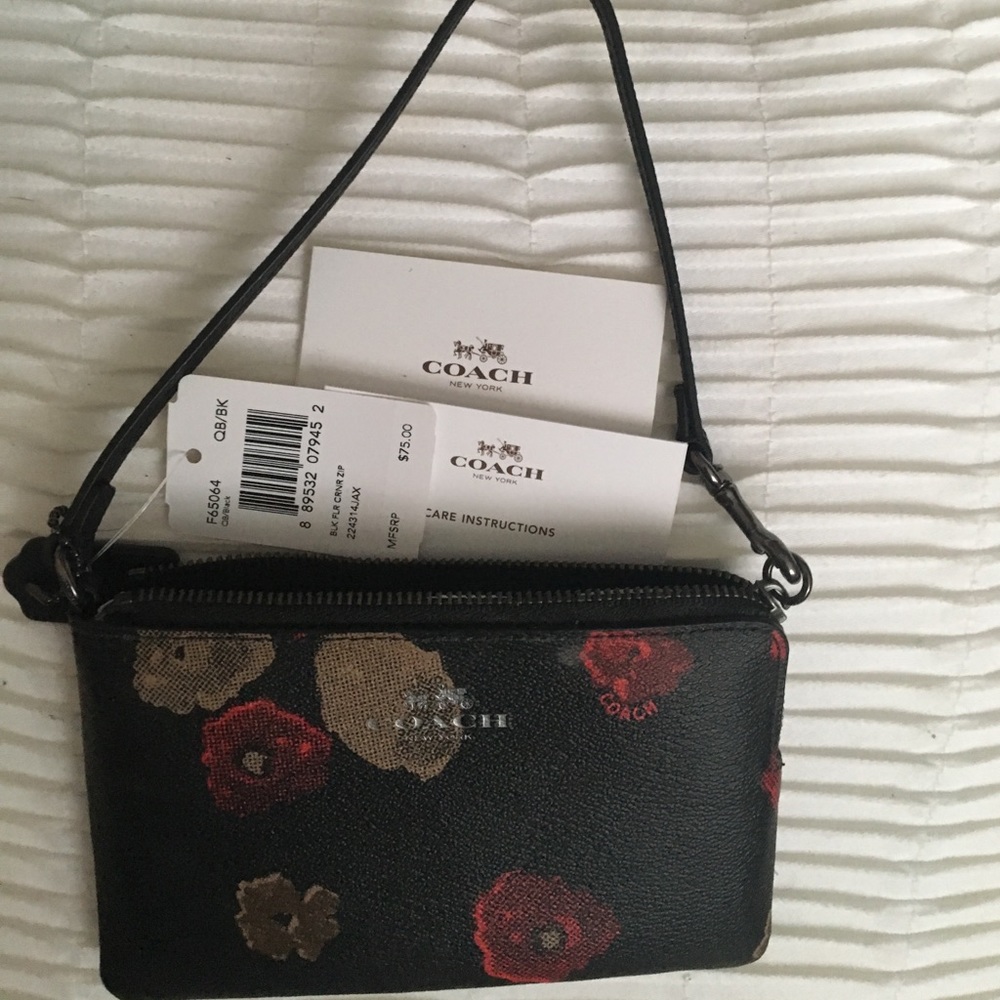 Coach wristlet, new with tags.