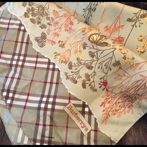 Burberry vintage silk scarf  COMING SOON