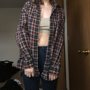 Button-front Flannel